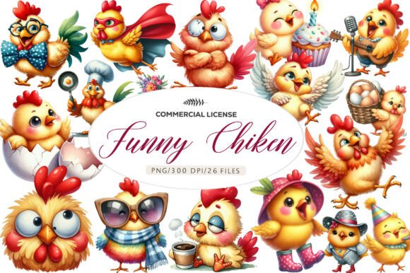 Download Funny Chiken Clipart - Chiken Collection
