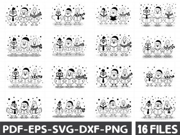 Download Quirky Christmas Chiken - Chiken Collection